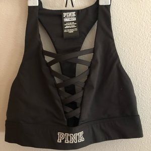 Black Victoria Secret PINK sports bra